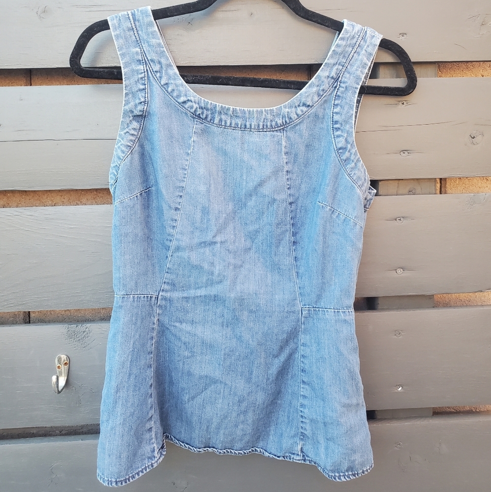 Banana Republic Denim Tank Top (Size 4)